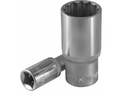 Головка торцевая глубокая 12-гранная 1/2"DR 25 мм., S04HD4725 JONNESWAY
